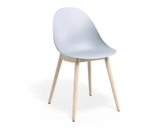 Pebble Chair Palebluev3seat Beechbase