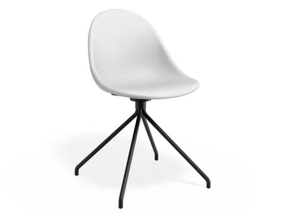 Pebble Chair Whitepuseat Pyramidfixed