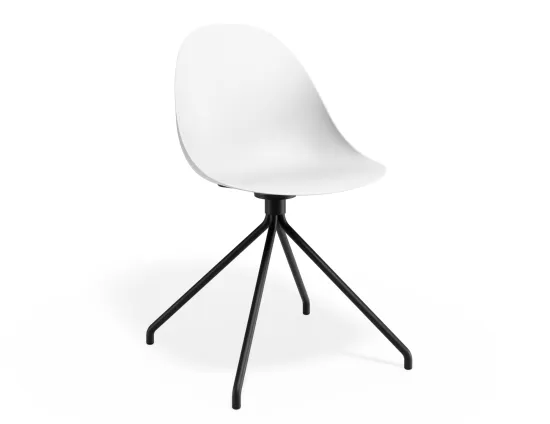 Pebble Chair Whiteseat Pyramidfixed