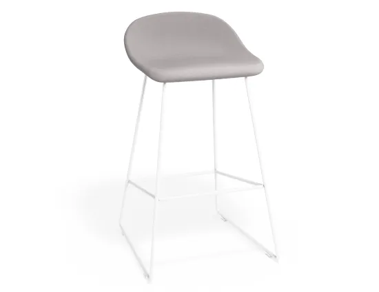 Pop 65cm Lightgreyfabric Whiteframe