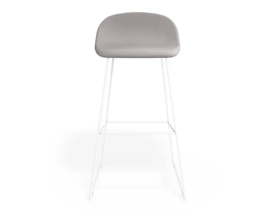 Pop 75cm Lightgreyfabric Whiteframe
