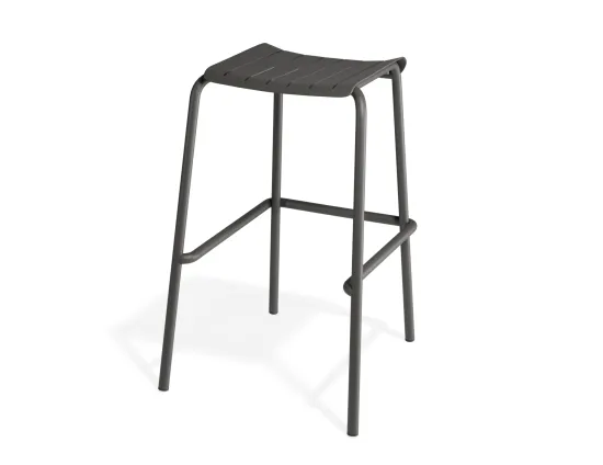 Roku Backlessbarstool Charcoal