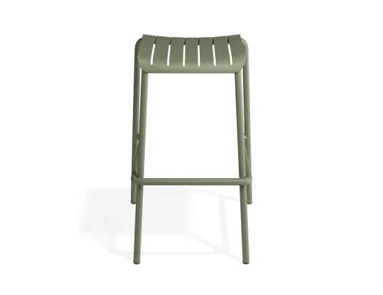 Roku Backlessbarstool Green