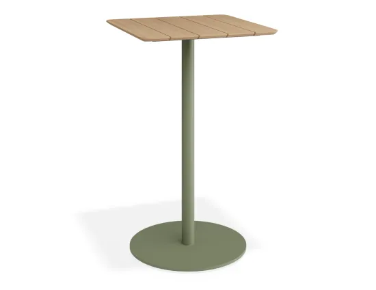 Roku Teakbartable 65x65 Green