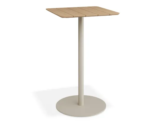 Roku Teakbartable 65x65 Latte
