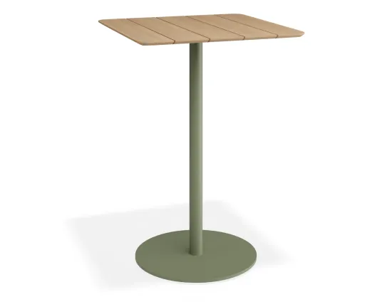 Roku Teakbartable 75x75 Green