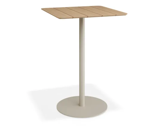 Roku Teakbartable 75x75 Latte