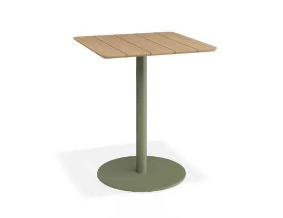 Roku Teakcafetable 65x65 Green