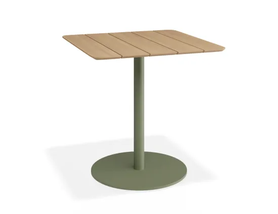 Roku Teakcafetable 75x75 Gree