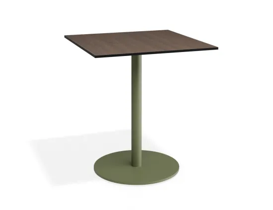 Solara 70x70 Cafetable Greenbase Notaiowalnut