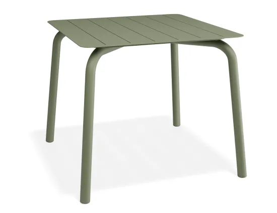 P1 Roku Diningtable 90x90 Green