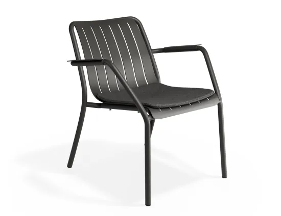 Roku Loungechair Charcoal Charcoal
