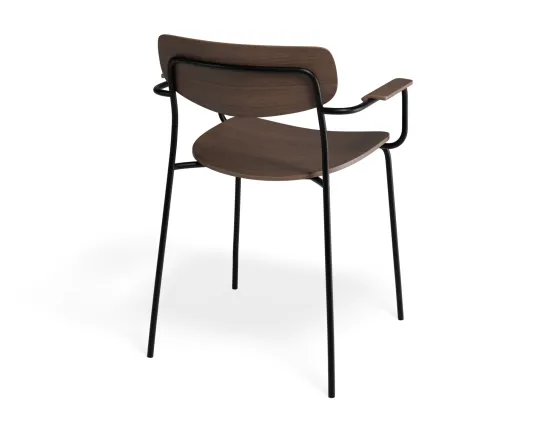 Rylie Armchair Walnut Walnut