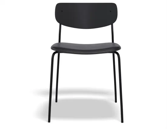 Rylie Chair Black BlackPU Front