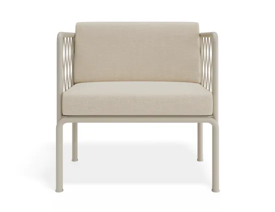 Seville Loungechair Latteframe Huskcushion
