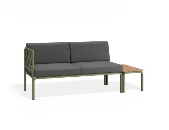 Sevillev2 Confige Greenframe Darkgreycushion Teakextension