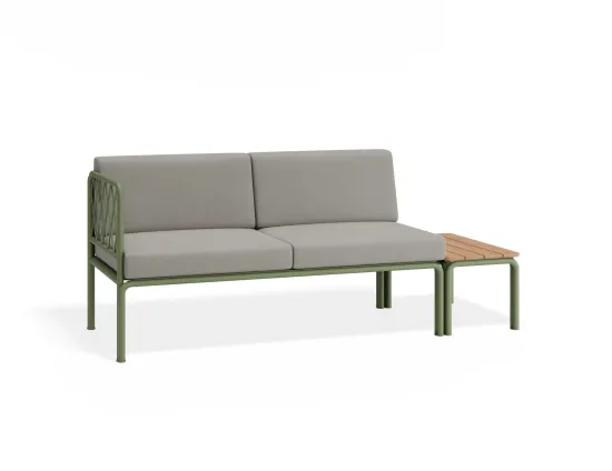 Sevillev2 Confige Greenframe Lightgreycushion Teakextension