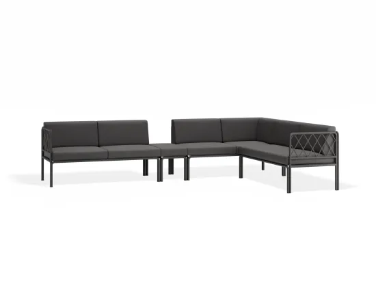 Sevillev2 Configj Charcoalframe Darkgreycushion Cushionextension