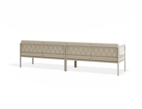 Seville 4seater Latteframe Huskcushion