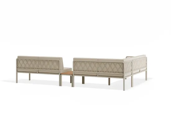 Seville Configi Latteframe Huskcushion Teakextension