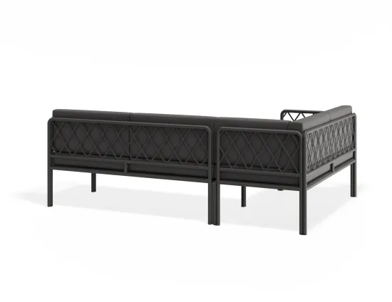 Sevillev2 Configa Charcoalframe Darkgreycushion