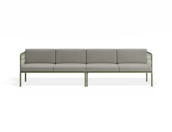 Sevillev2 4seater Greenframe Lightgreycushion