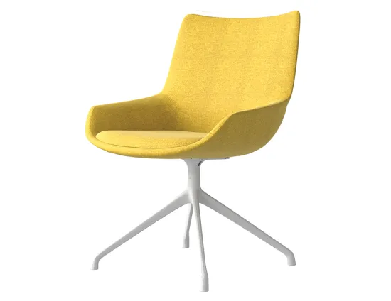 Flow Swivel Chair Yellow Hero