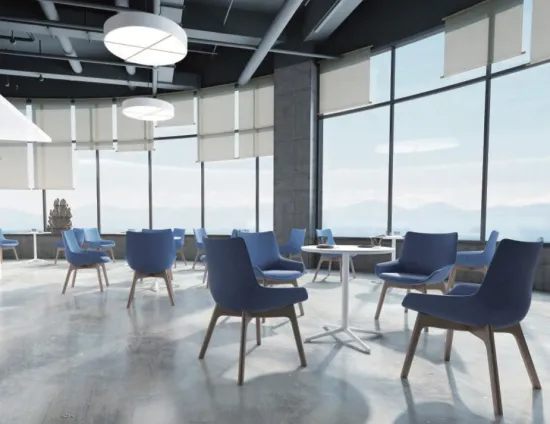Sakura Flow Armchair Low Wood Base Insitu