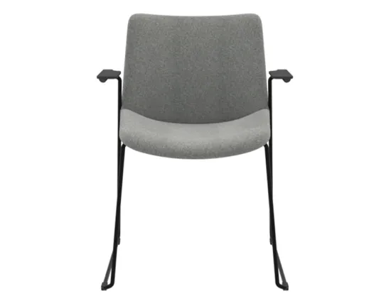 Flow Diining Chair Sled Base With Arms