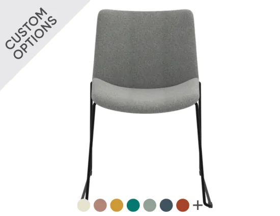 Flow Dining Chair Sled Base Hero