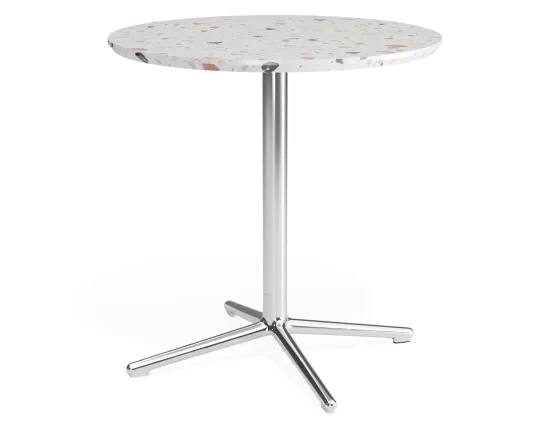 Place Cafetable 700dia Terrazzo Chrome