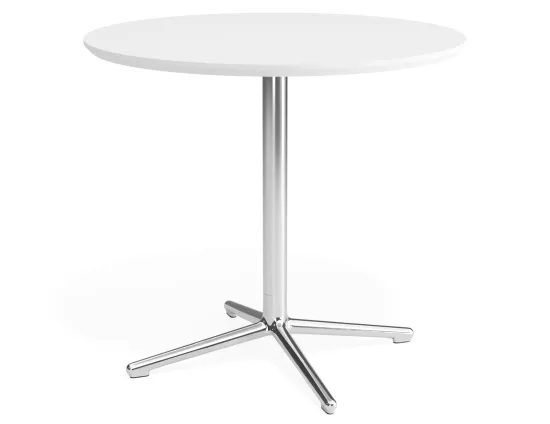 Place Cafetable 800dia White Chrome