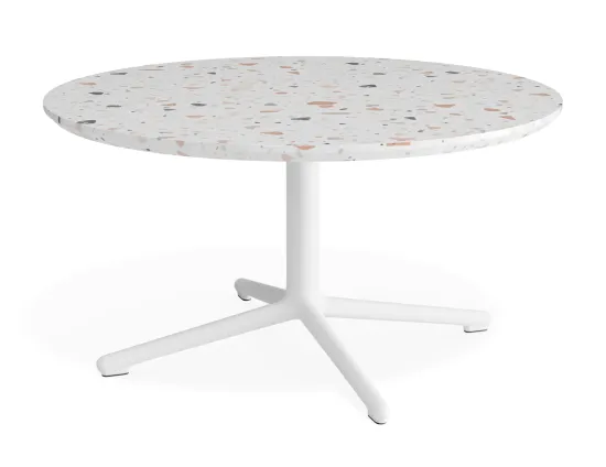 Place Coffeetable 800dia Terrazzo White
