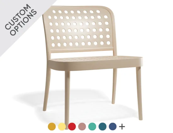 822 Loungechair Natural Banner Dots