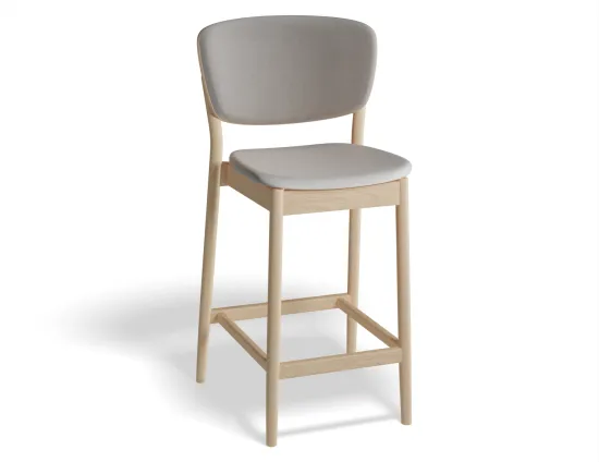 Valencia Kitchenstool 65cm Backseatpad Oak Fargo