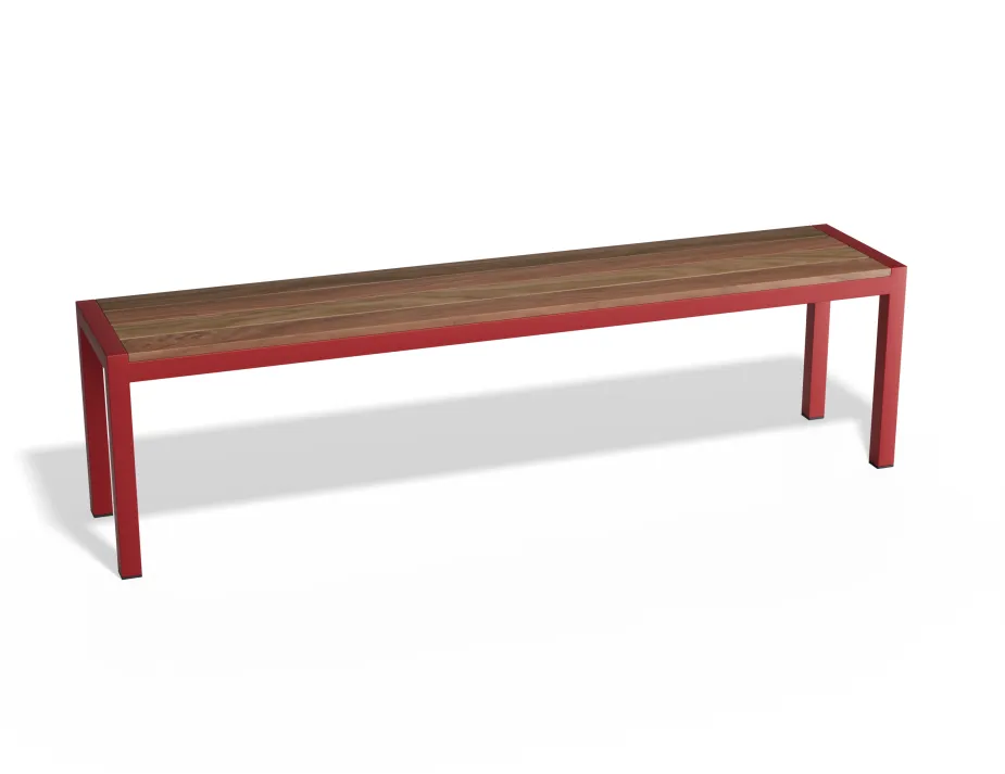 P 4 Moonah Outdoorbench Flamered