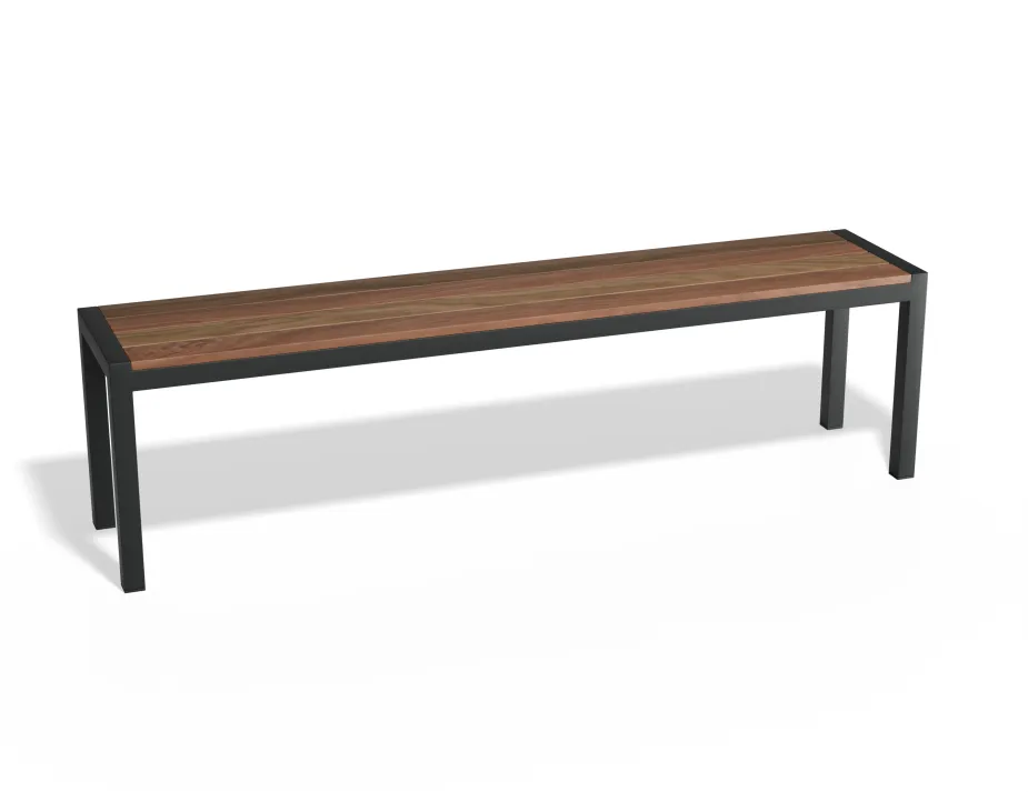 P 6 Moonah Outdoorbench Charcoal