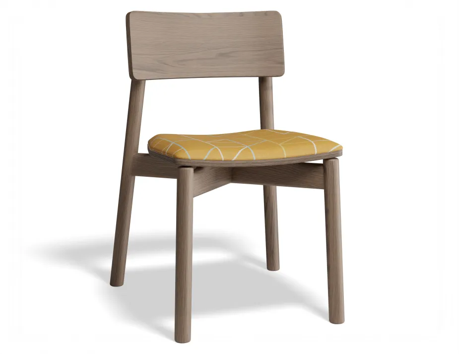 Andi Chair Pad Walnut Isometricorange