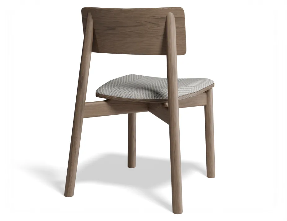 Andi Chair Pad Walnut Herringbone