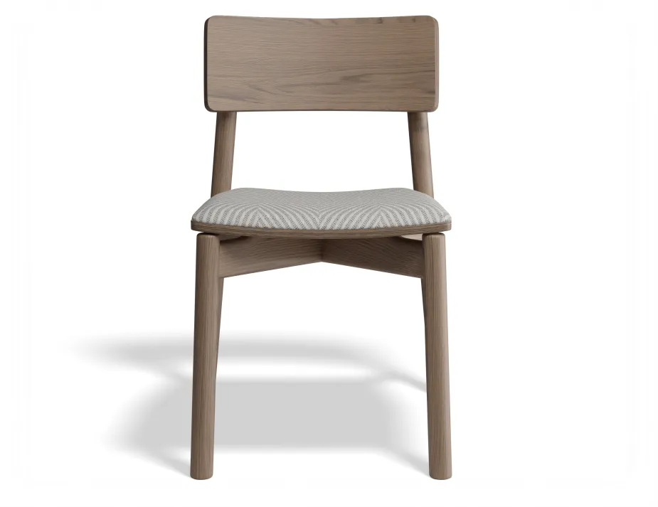 Andi Chair Pad Walnut Herringbone