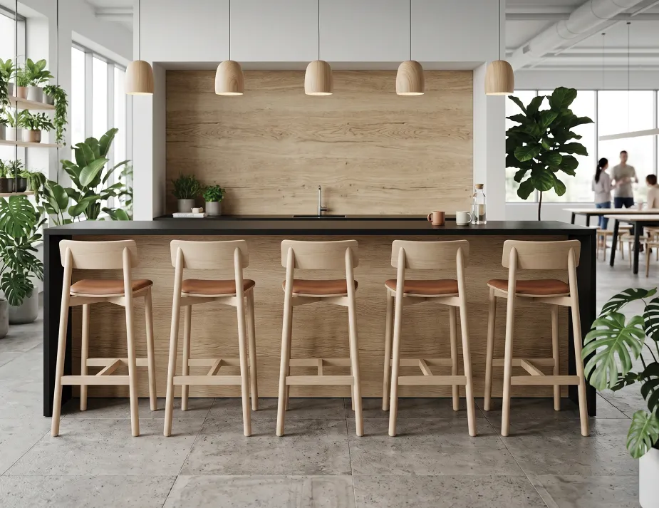 Andi Padded Stool Workplace Modern