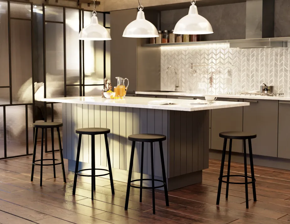 Atlas Barstool Ashblack Lifestyle