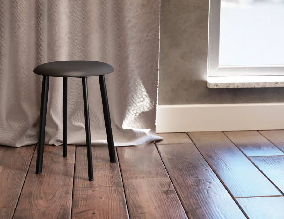 Atlas Lowstool Anthracite Lifestyle