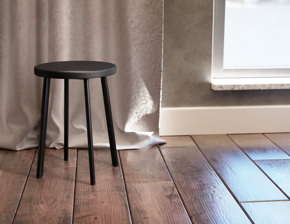 Atlas Lowstool Ashblack Lifestyle