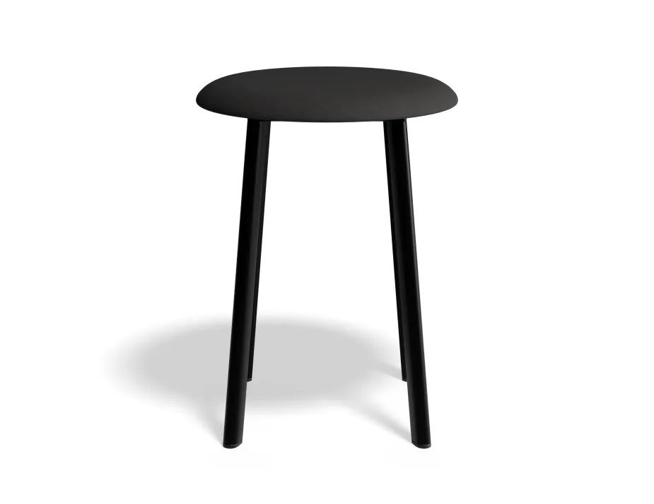 Atlas Lowstool Blackframe Fabric Anthracite
