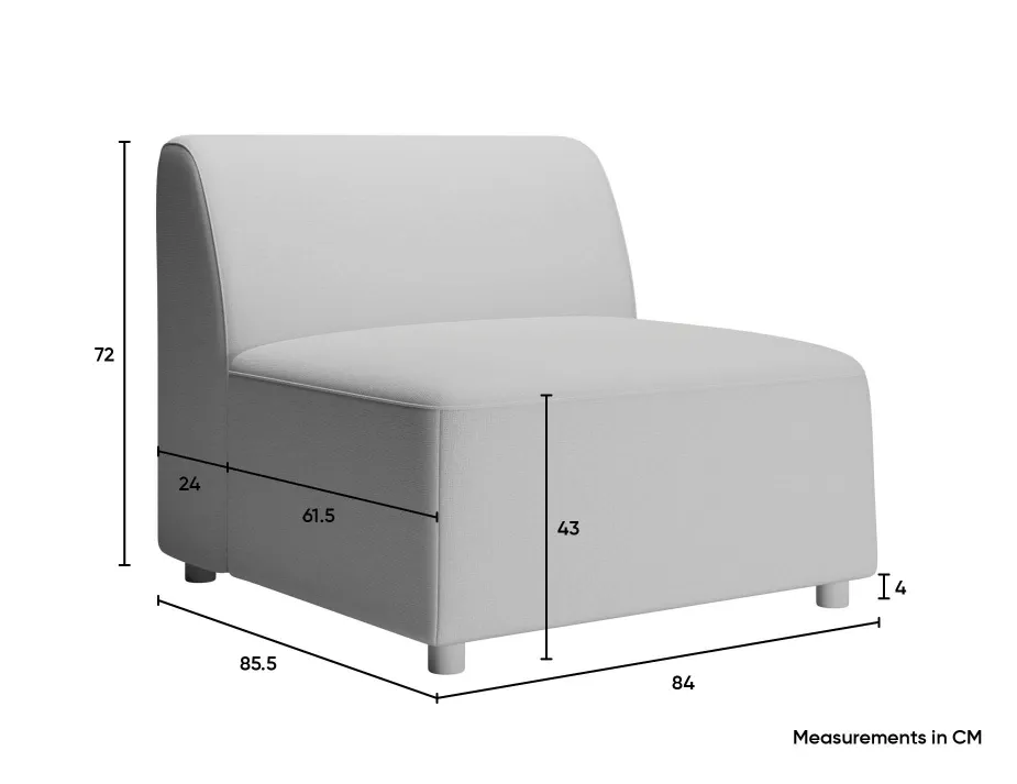 Atticus 1seater Measurements