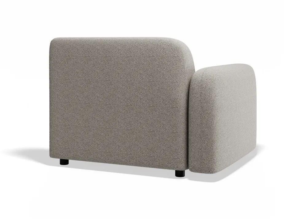 Atticus 1seaterleftarmrest Oystergrey