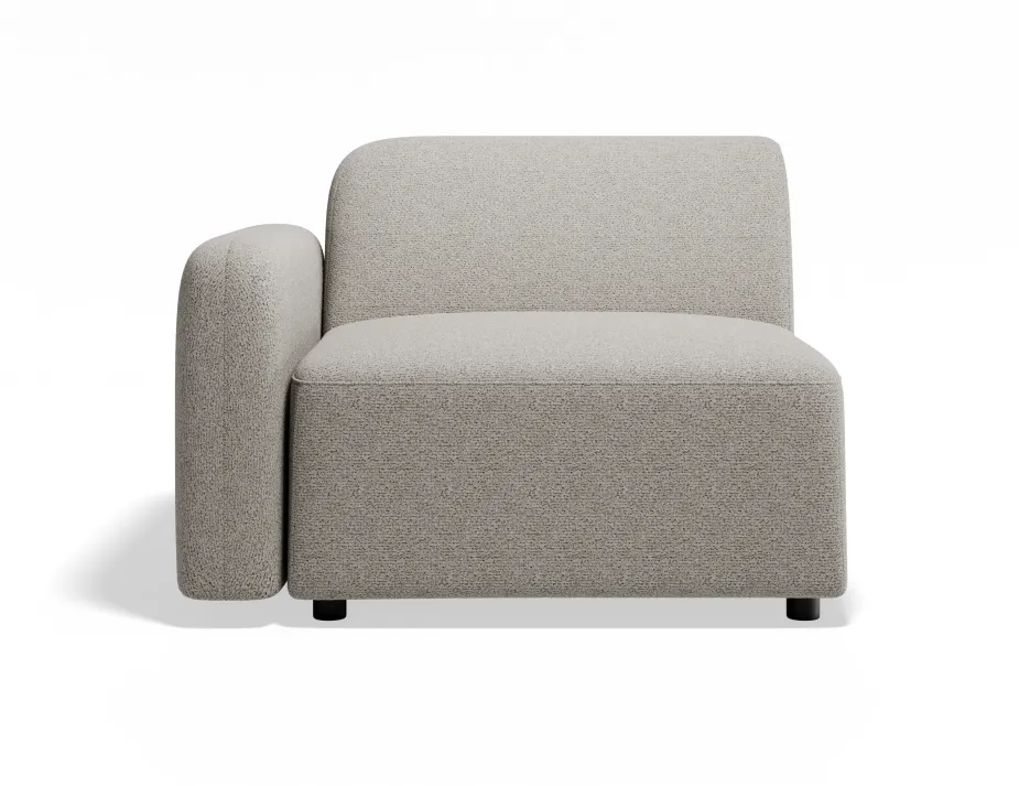 Atticus 1seaterleftarmrest Oystergrey