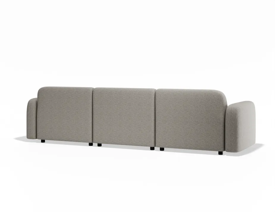 Atticus 3seater Oystergrey