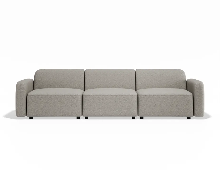 Atticus 3seater Oystergrey